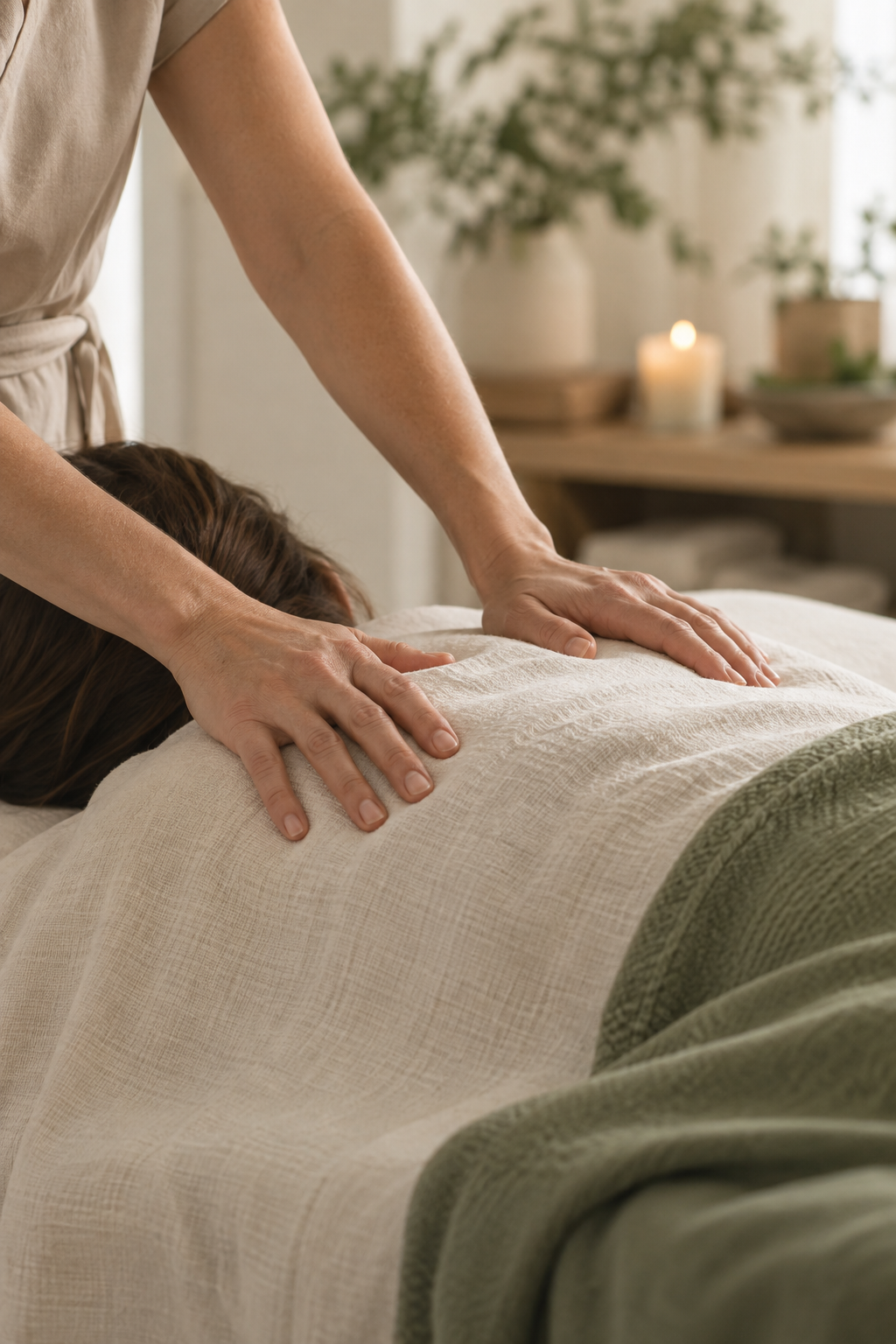Therapeutic massage session